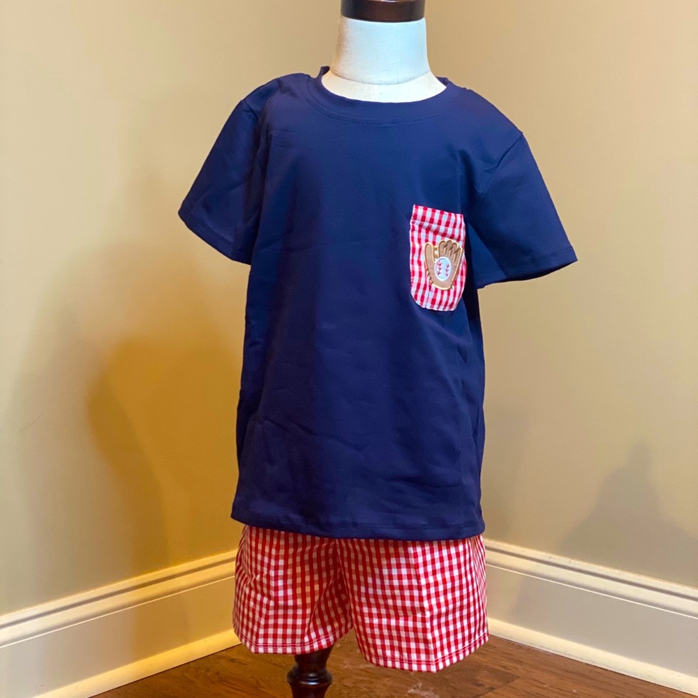 Toddler Baseball Appliqué Set